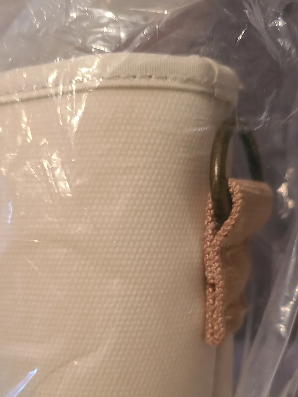 L.L. Bean Insulated Nor'easter Tote, NWT, Cream Tan Large Strong LL Bean